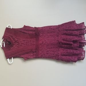 Six One Eight Lace Ruffle Dress